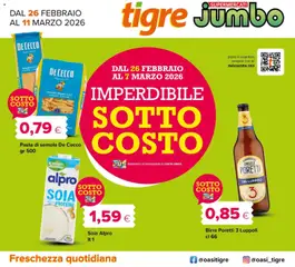 Anteprima dell'opuscolo Volantino Jumbo dal negozio Tigre valido da 26/02/2026