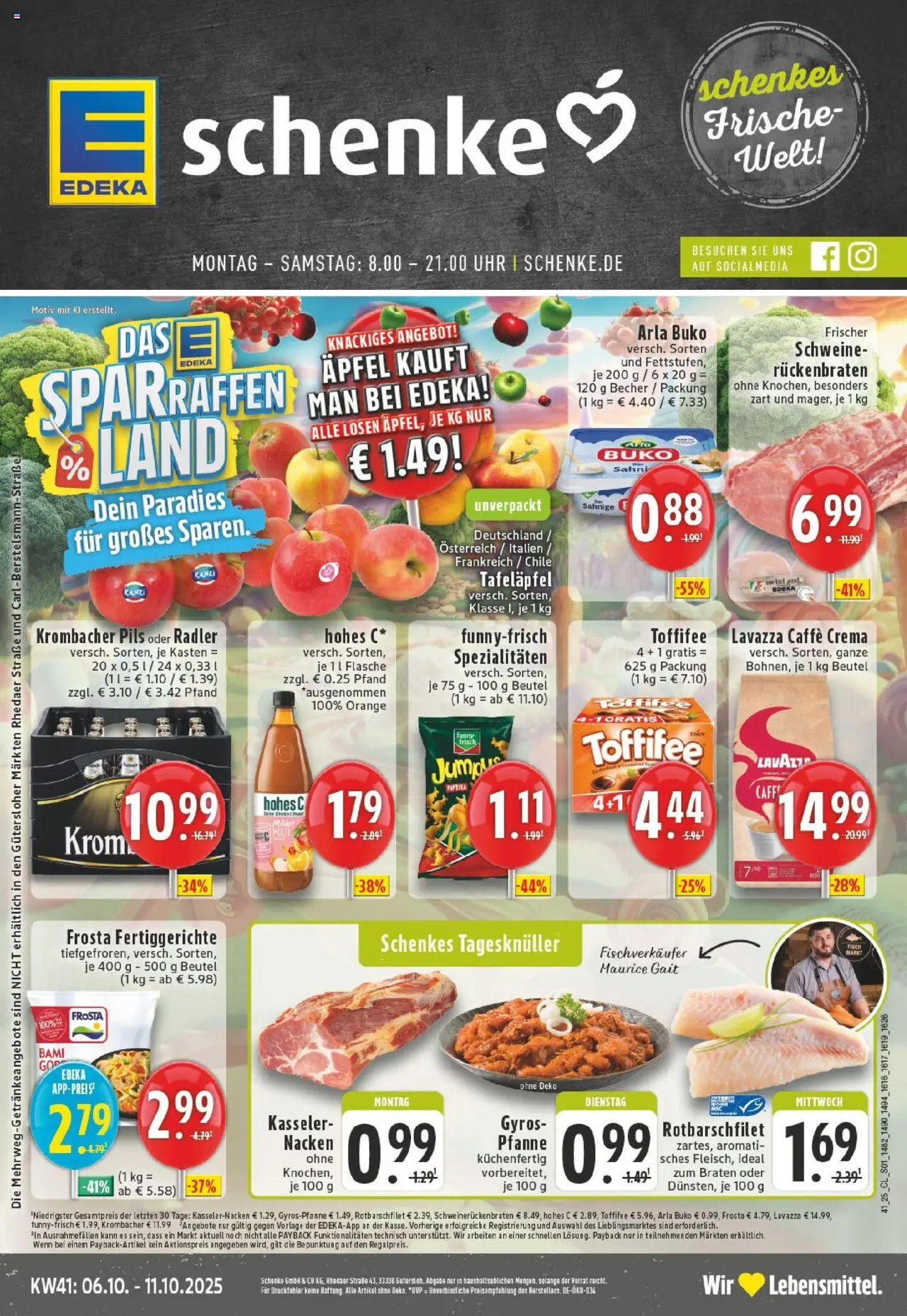 EDEKA Prospekt ab 06.10.2025 - Prospekt Gütersloh Online