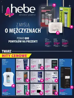 Pogląd gazetki "Z Myślą O Mężczyznach" ze sklepu Hebe ważnej od 15.09.2025