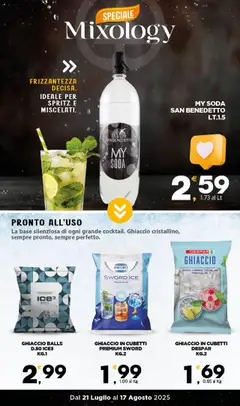Anteprima dell'opuscolo Volantino Mixology dal negozio Eurospar valido da 21/07/2025