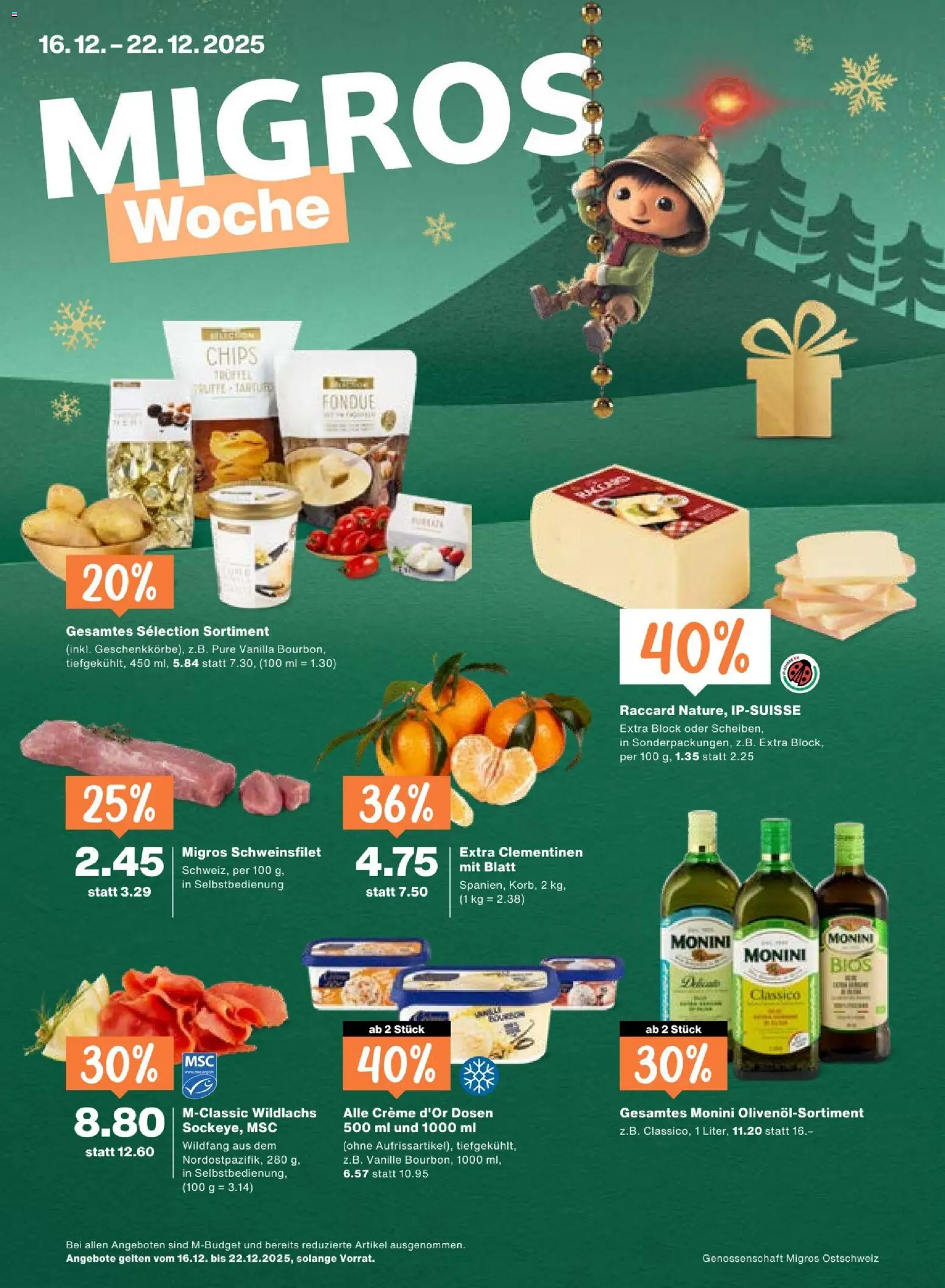 Vorschau des Merkblatts Aktionen vom Shop Migros gültig von 16.12.2025 bis 22.12.2025