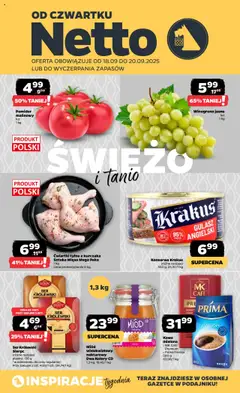 Pogląd gazetki "Gazetka spożywcza" ze sklepu Netto ważnej od 18.09.2025