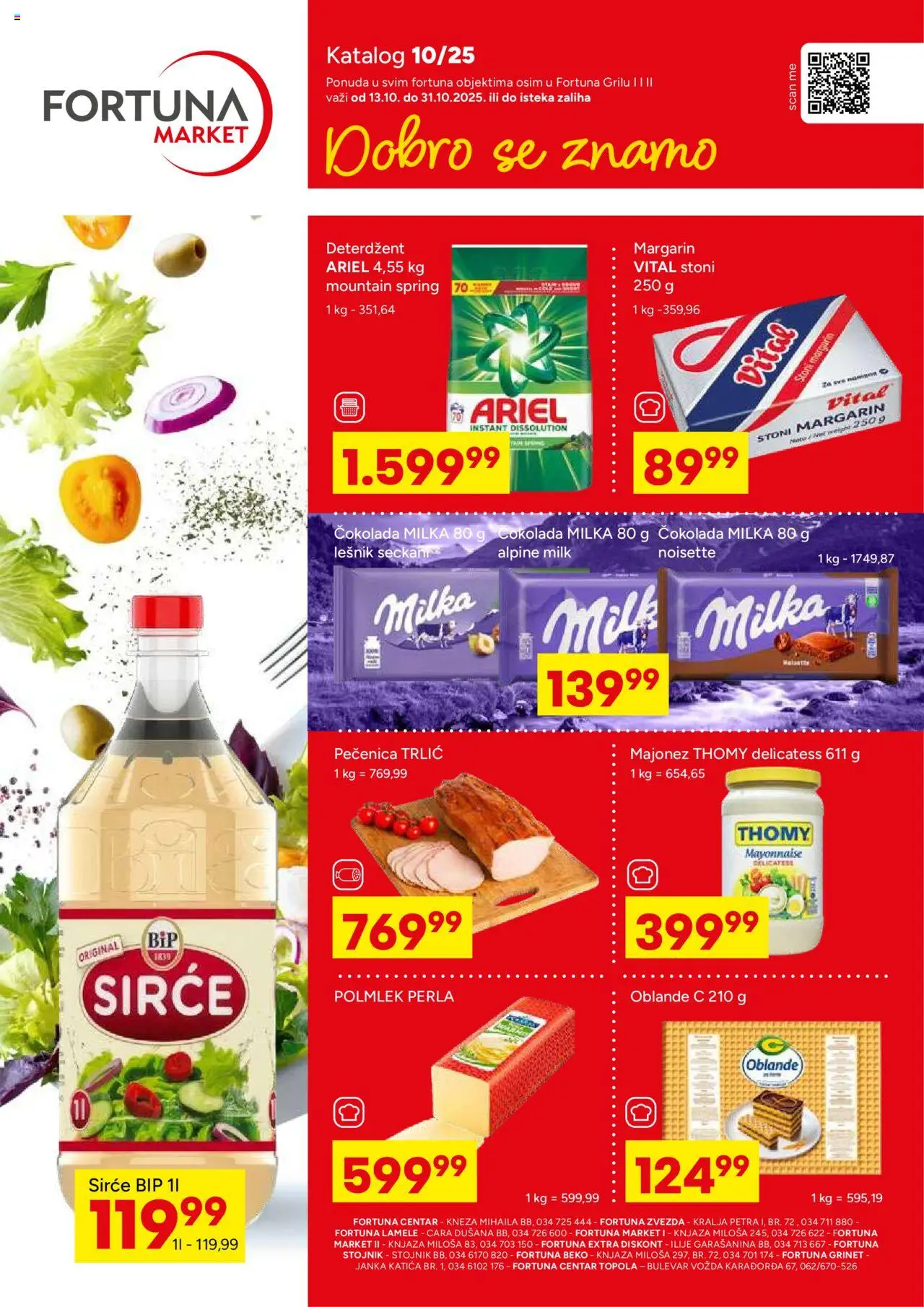 Fortuna Market katalog važi od 13.10.2025 - stranica 1