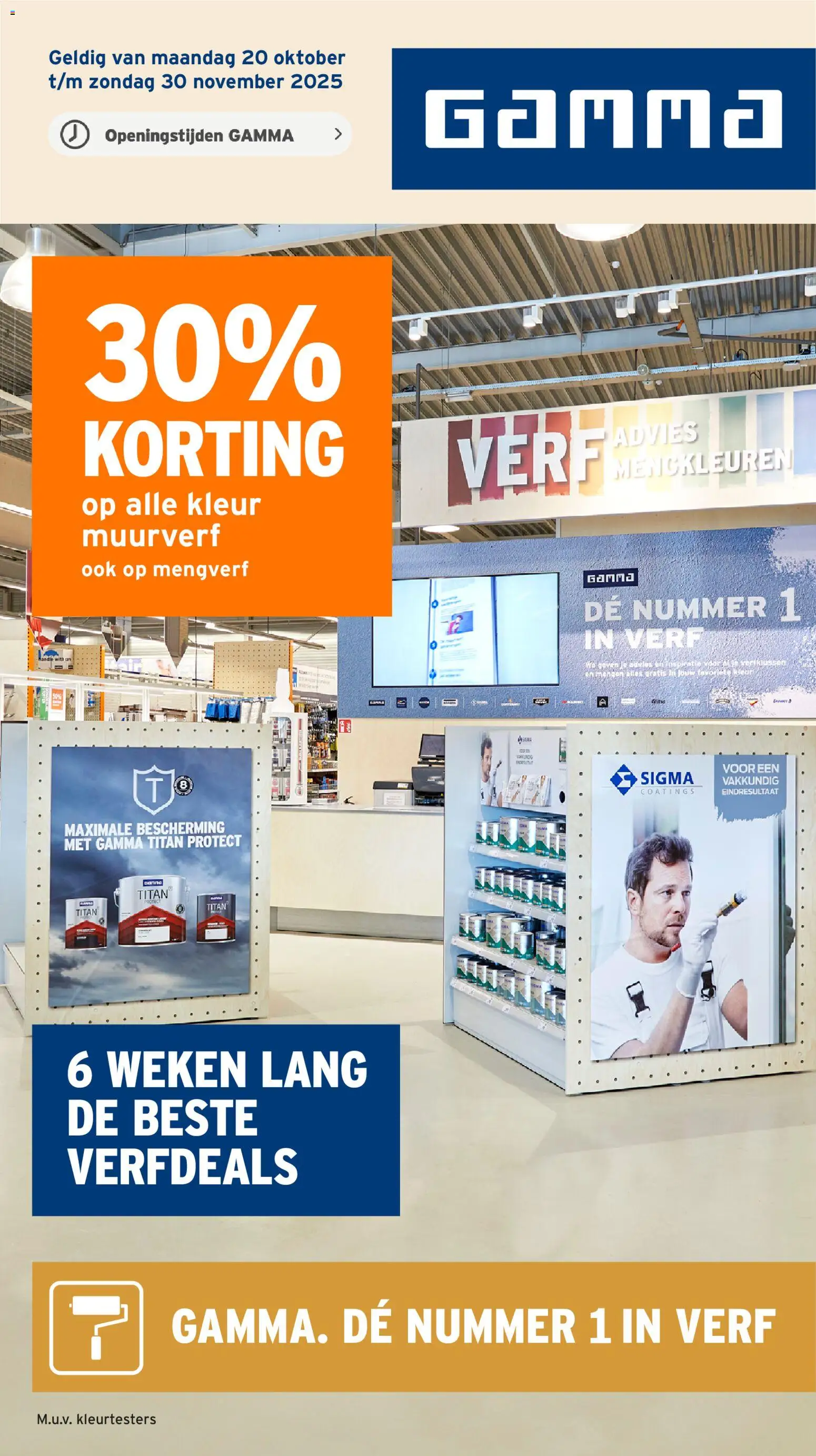 Voorbeeld van Folder van winkel GAMMA geldig vanaf 20-10-2025