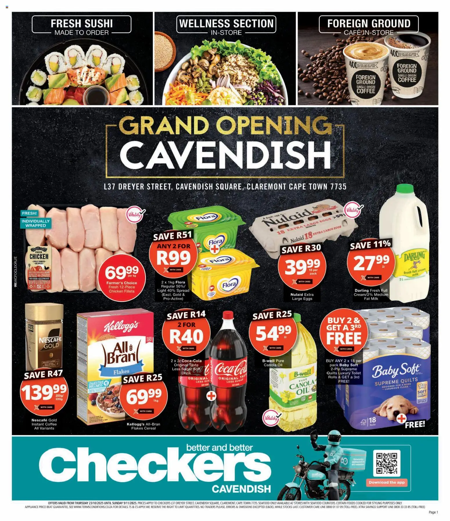 Checkers Western Cape - Cavendish Store Opening 23/10 - 09/11/2025 >> Catalogue