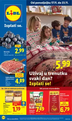 Pregled letka Katalog trgovine Lidl vrijedi od 17.11.2025