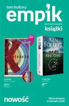 Pogląd gazetki "Tom kultury - Książki" ze sklepu Empik ważnej od 24.09.2025
