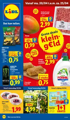 Voorbeeld van Lidl Folder week 17 van winkel Lidl geldig vanaf 20/04/2026