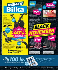 Eksempel på tilbudsavis Nonfood fra butik Bilka gyldig fra 31/10/2025