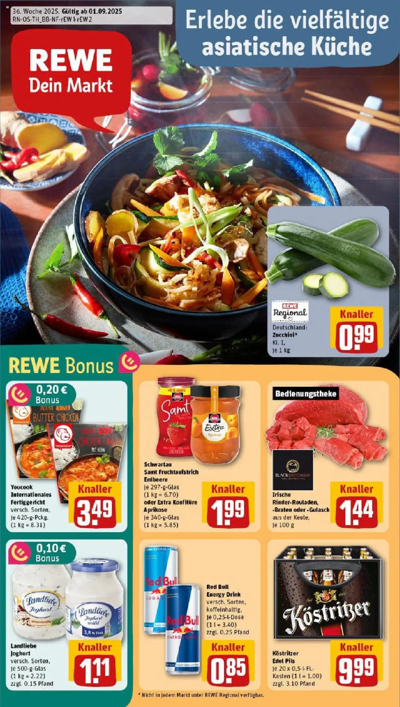 REWE Prospekt ab 01.09.2025 nächste Woche - Prospekt Hildburghausen	
