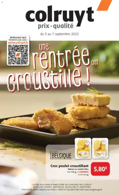 Prévisualisation de une rentrée qui croustille ! du magasin Colruyt formulaire valide 03/09/2025