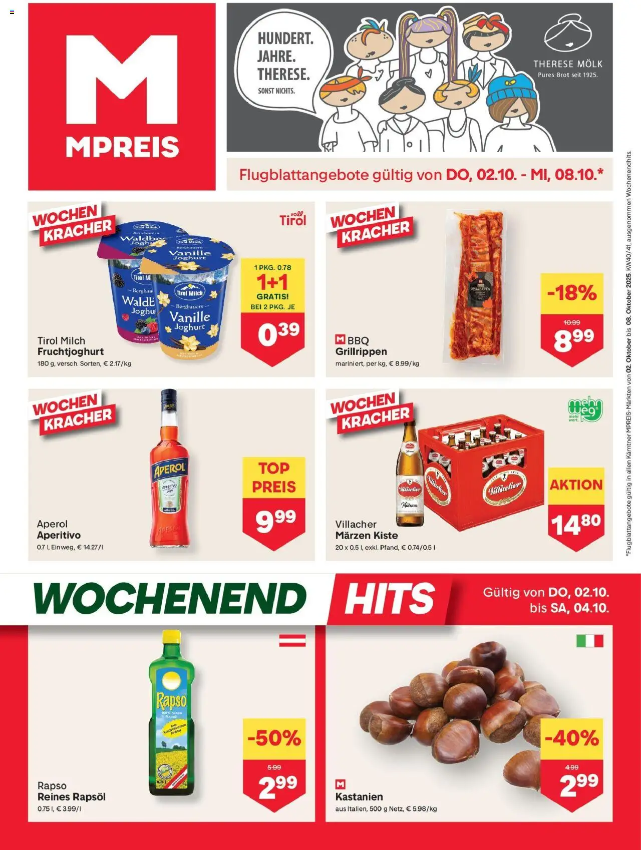 MPREIS Velden ab (02.10.2025 - 08.10.2025) - Seite 1