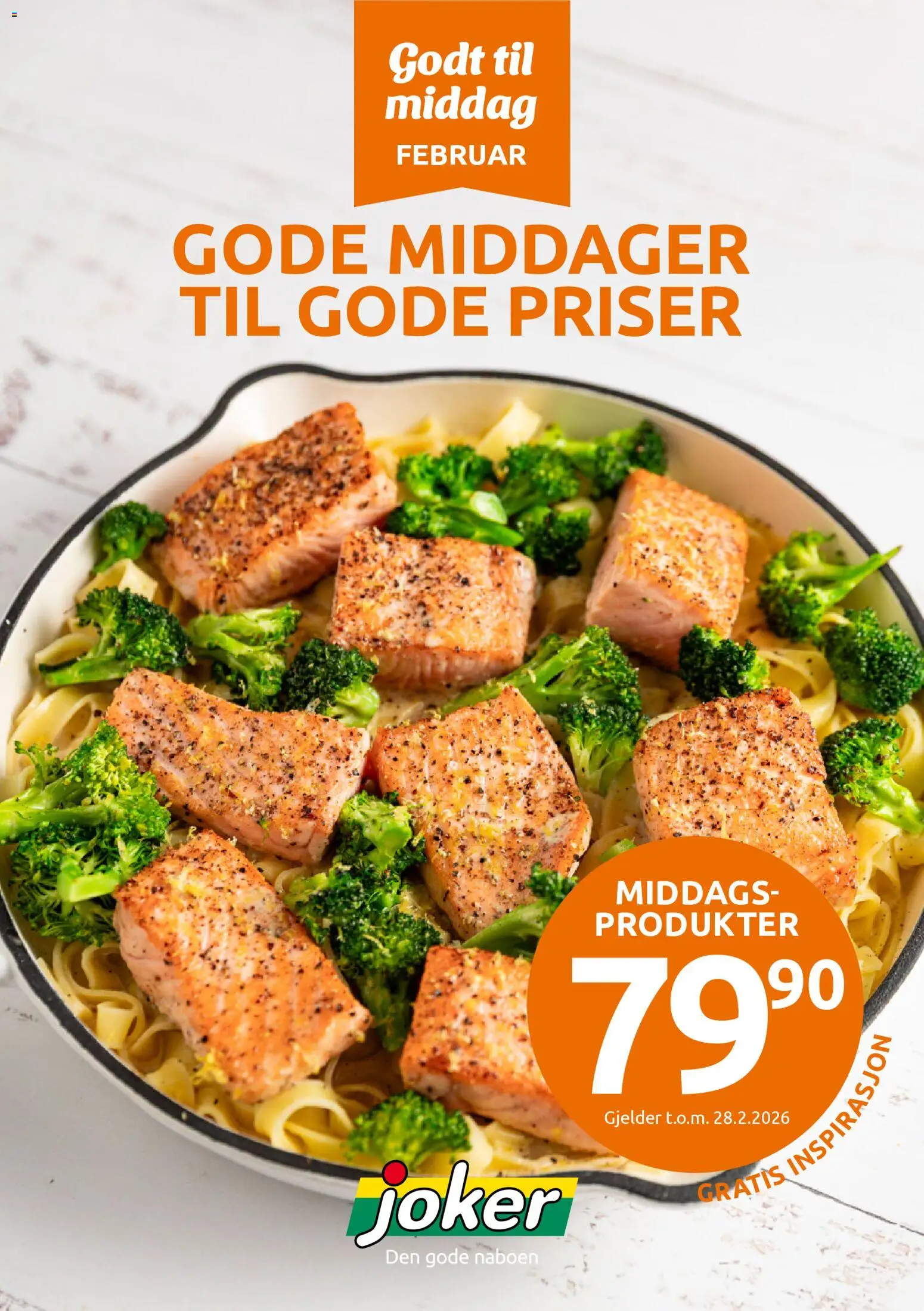 Forhåndsvis Godt til middag fra butikk Joker gyldig fra 02/02/2026