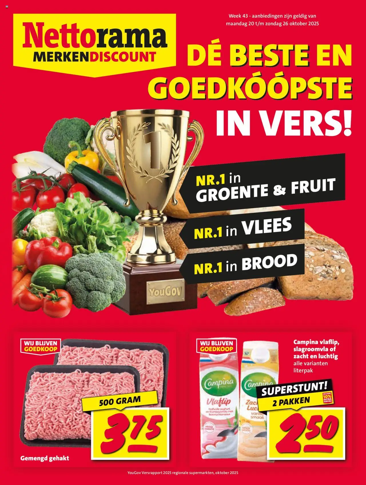 Nettorama shop Folder geldig vanaf 20-10-2025 - Paginanummer 1