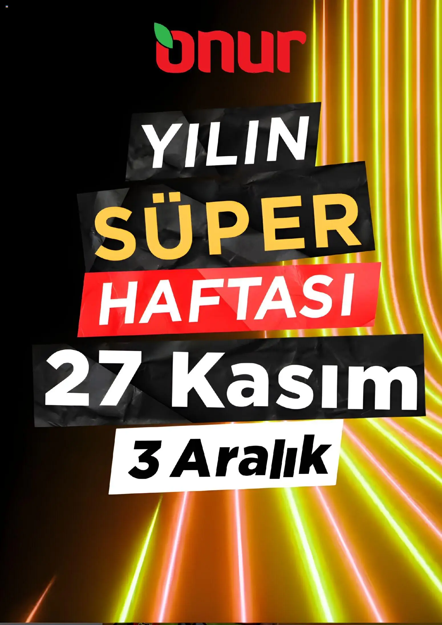 Onur Market Black Friday - Duyuru 18.11.2025 - Broşürünün önizlemesi