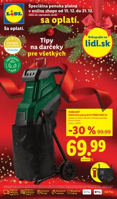 Náhľad Lidl letáku platného od 15.12.2025