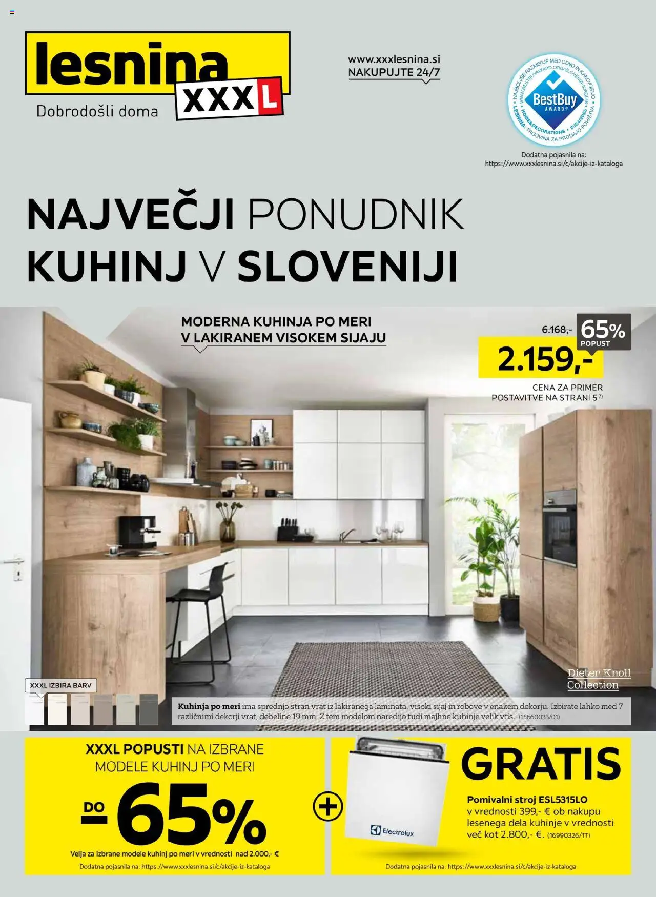 XXXL Lesnina Katalog največji ponudnik kuhinj od 30.09.2025 - aktualna ponudba - stran 1