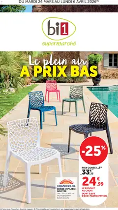 Prévisualisation de bi1 Le plein air a prix bas du magasin bi1 formulaire valide 24/03/2026