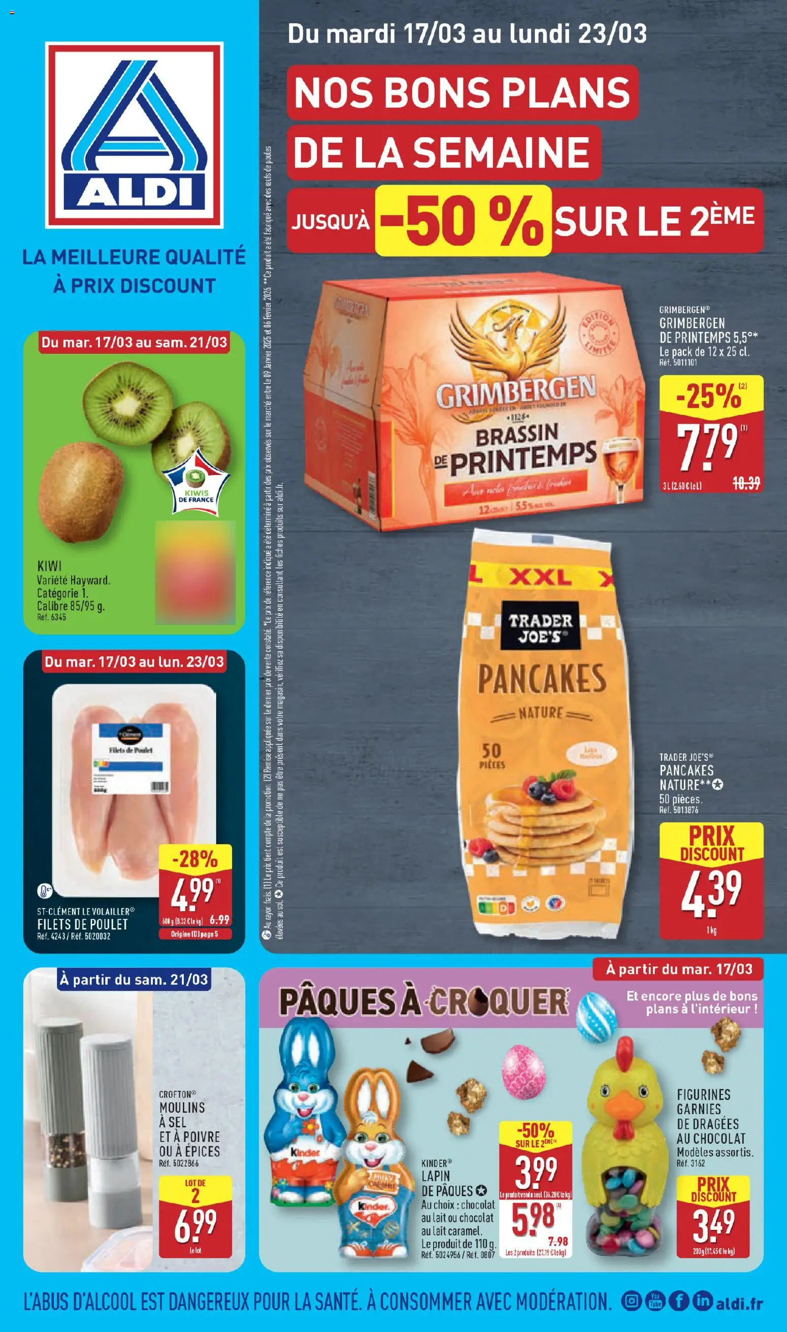 Prévisualisation de Catalogue de la semaine 12 du magasin Aldi formulaire valide 17/03/2026