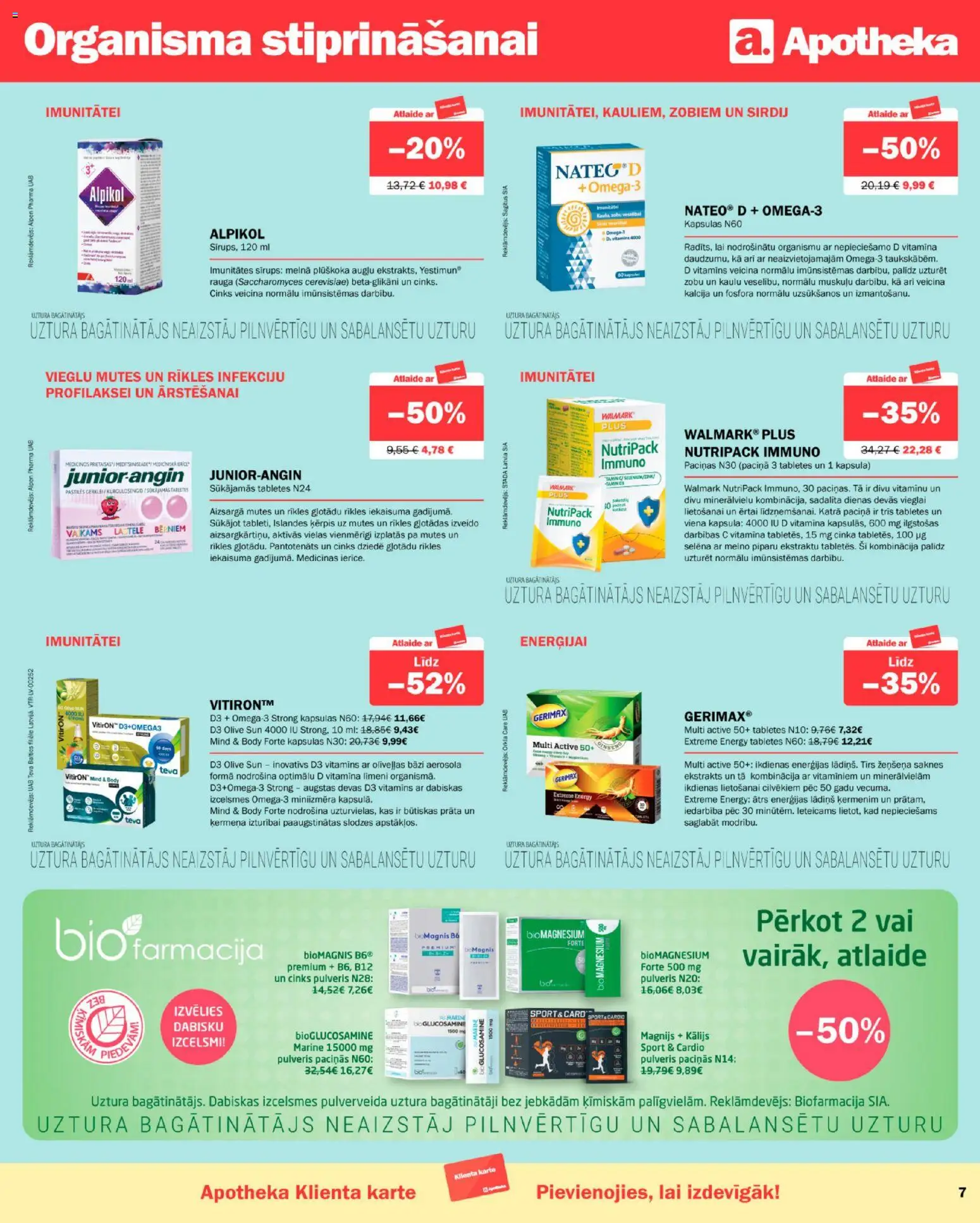 Skatīt Apotheka akciju bukletu, derīgs no 2026.01.01