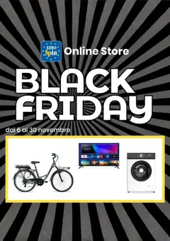 Anteprima dell'opuscolo Black Friday dal negozio Eurospin valido da 14/11/2025