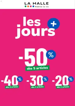 Prévisualisation de La Halle du magasin Offres formulaire valide 31/12/2025