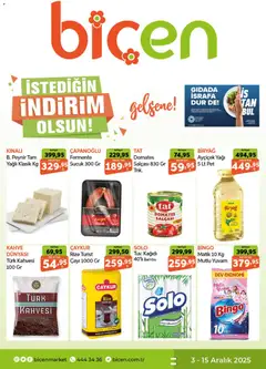 Biçen Market Katalog 03.12.2025 - Broşürünün önizlemesi