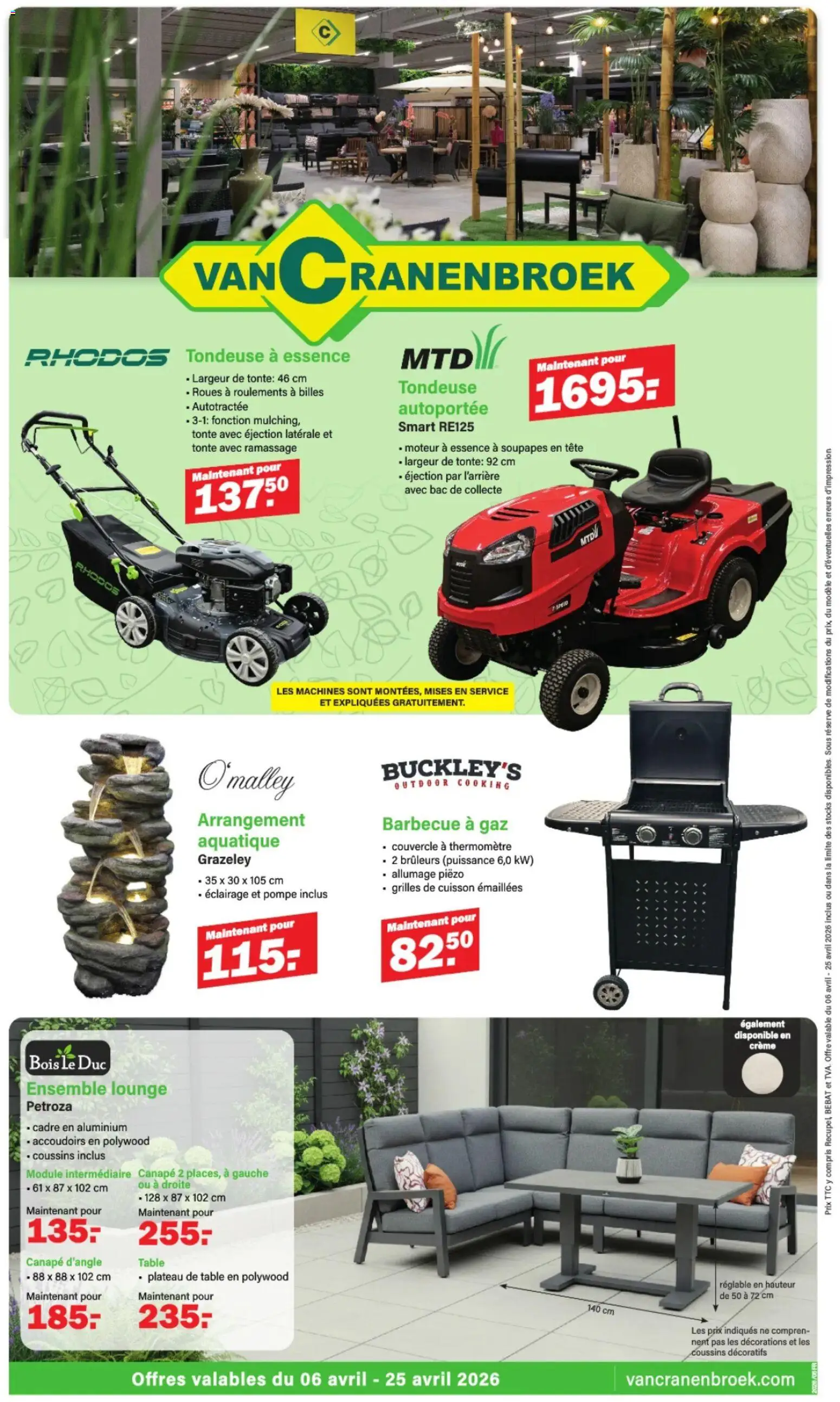 Voorbeeld van Van Cranenbroek Publicité van winkel Van Cranenbroek geldig vanaf 06/04/2026