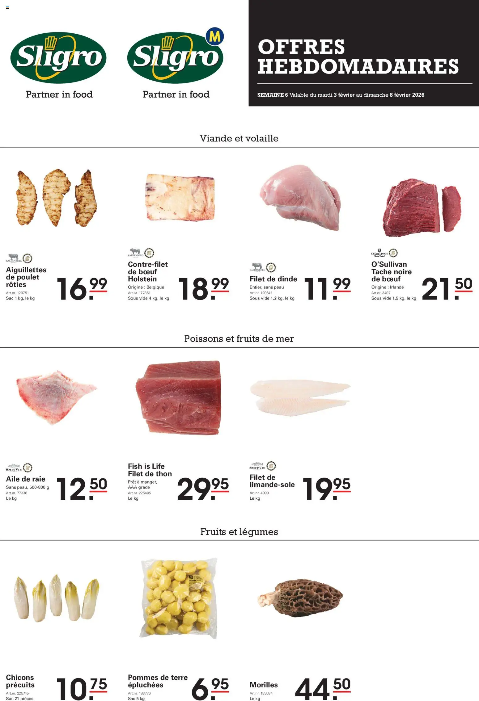 Voorbeeld van Publicité van winkel Sligro geldig vanaf 03/02/2026