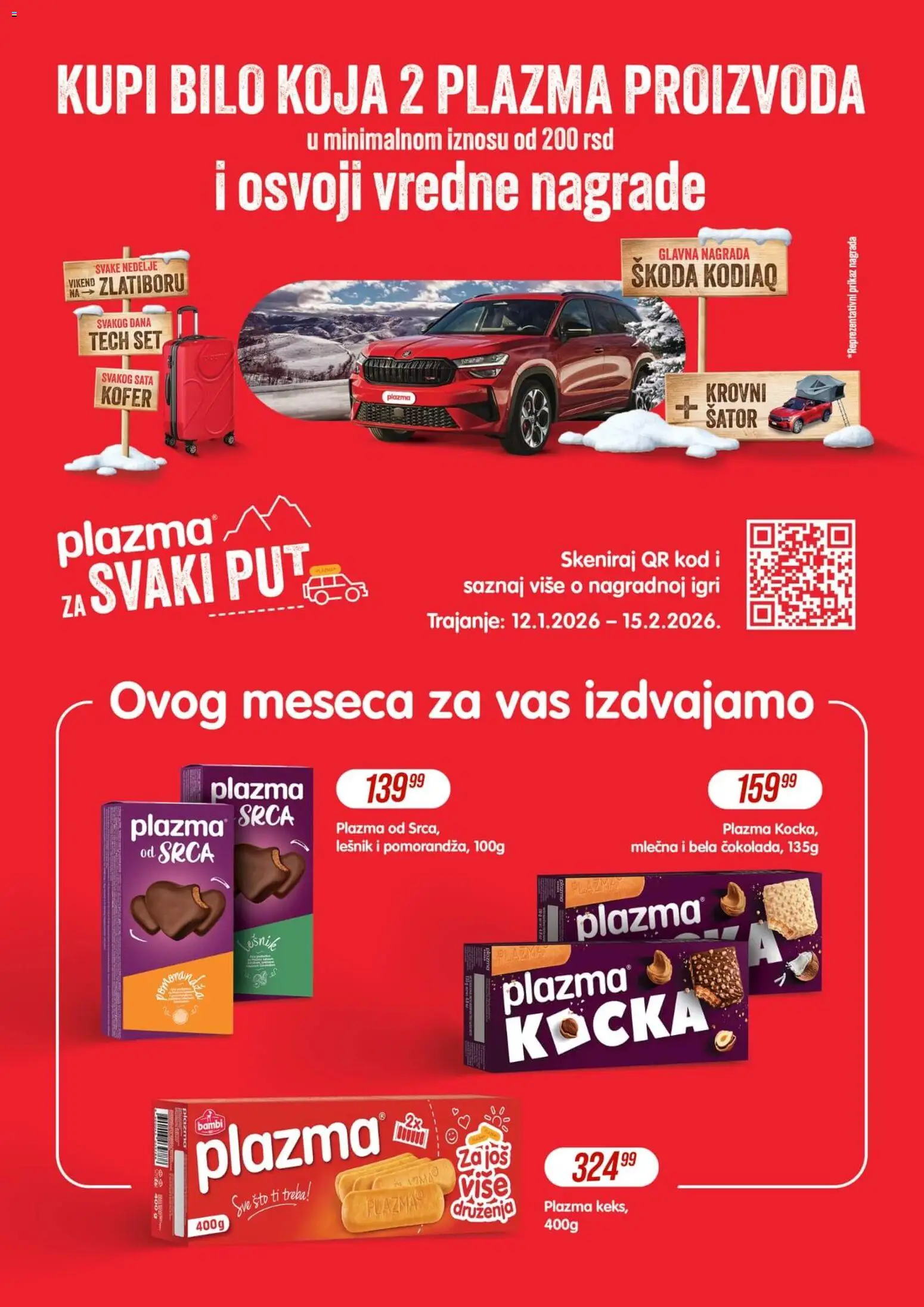 Pregled Tekijanka kataloga - važi od 12.01.2026