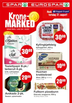 Forhåndsvis Kundeavis fra butikk Spar gyldig fra 18/08/2025