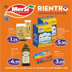Anteprima dell'opuscolo Attuale volantino dal negozio MerSi Supermercati valido da 27/08/2025