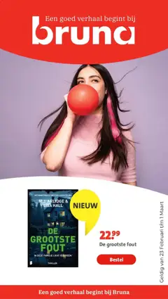 Voorbeeld van Folder van winkel Bruna geldig vanaf 23-02-2026