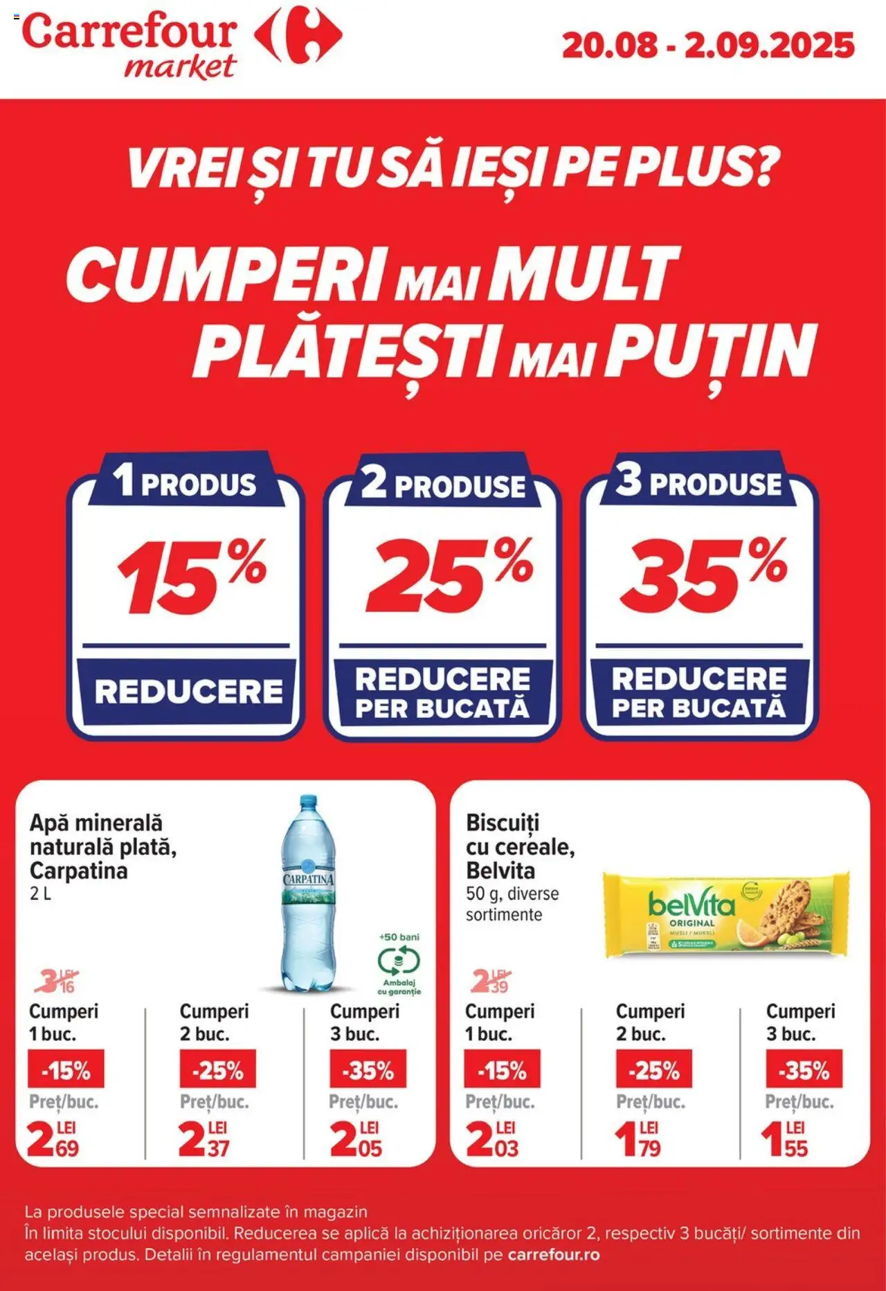 Catalog Carrefour 20.08.2025 - "Catalog - Market" - Pagină 1