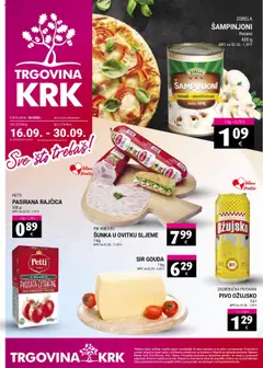 Pregled letka Katalog trgovine Trgovina Krk vrijedi od 16.09.2025