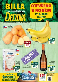 Náhled nabídky: Billa Leták - Dědina platný od 27.08.2025
