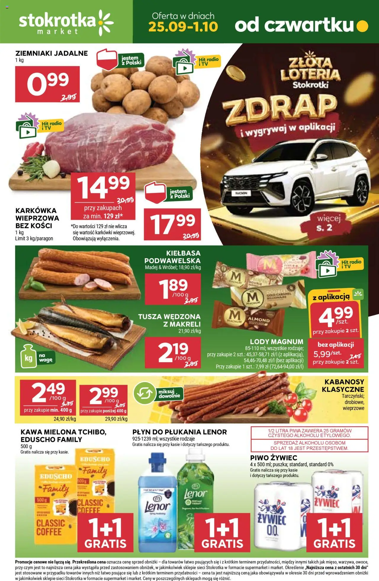 Stokrotka gazetka od czwartku 25.09.2025 >> "Market" - Numer strony 1