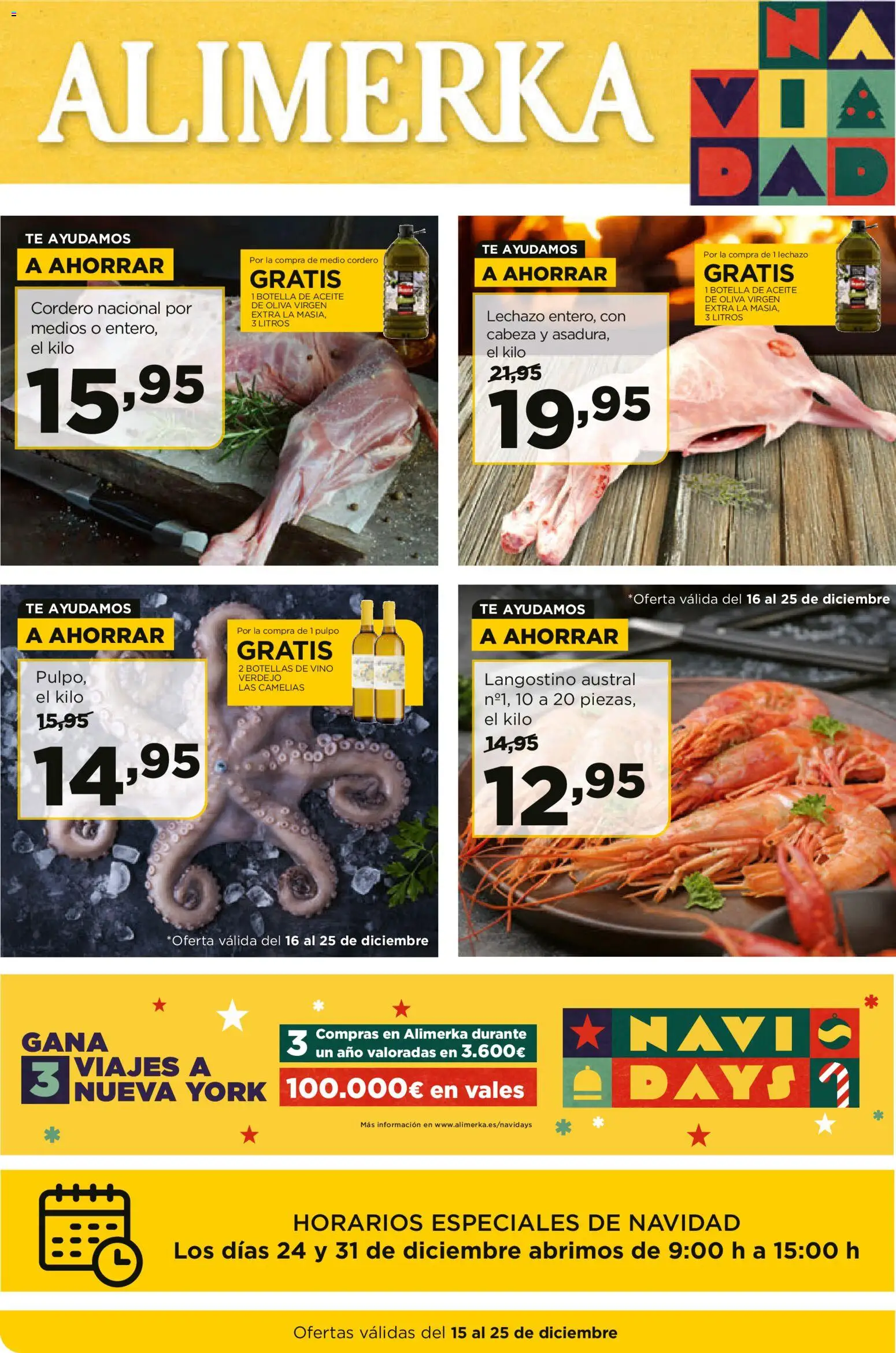 Vista previa del folleto de la tienda Alimerka válido desde el 15/12/2025 