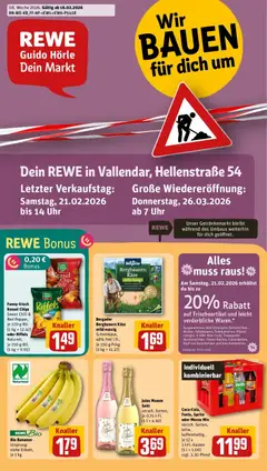 Vorschau von dem Prospekt des Geschäftes Rewe, gültig ab dem 16.02.2026