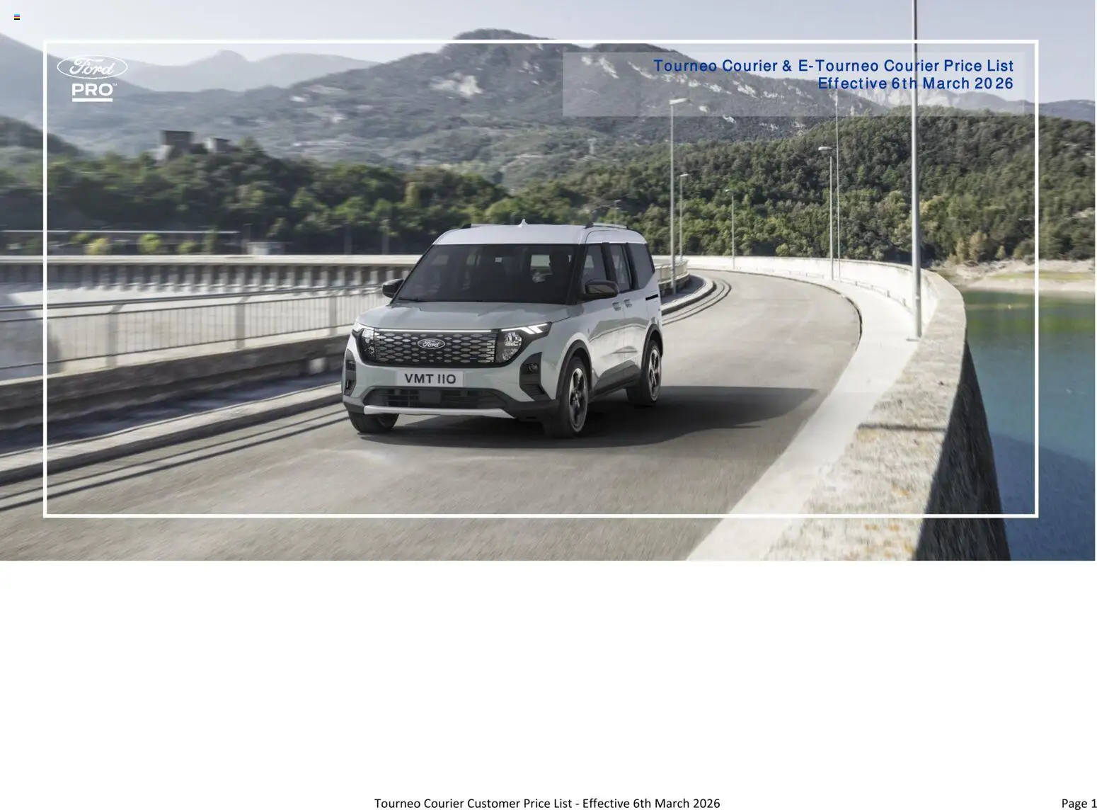 Preview of Ford Ford - Tourneo Courier valid from 06/03/2026