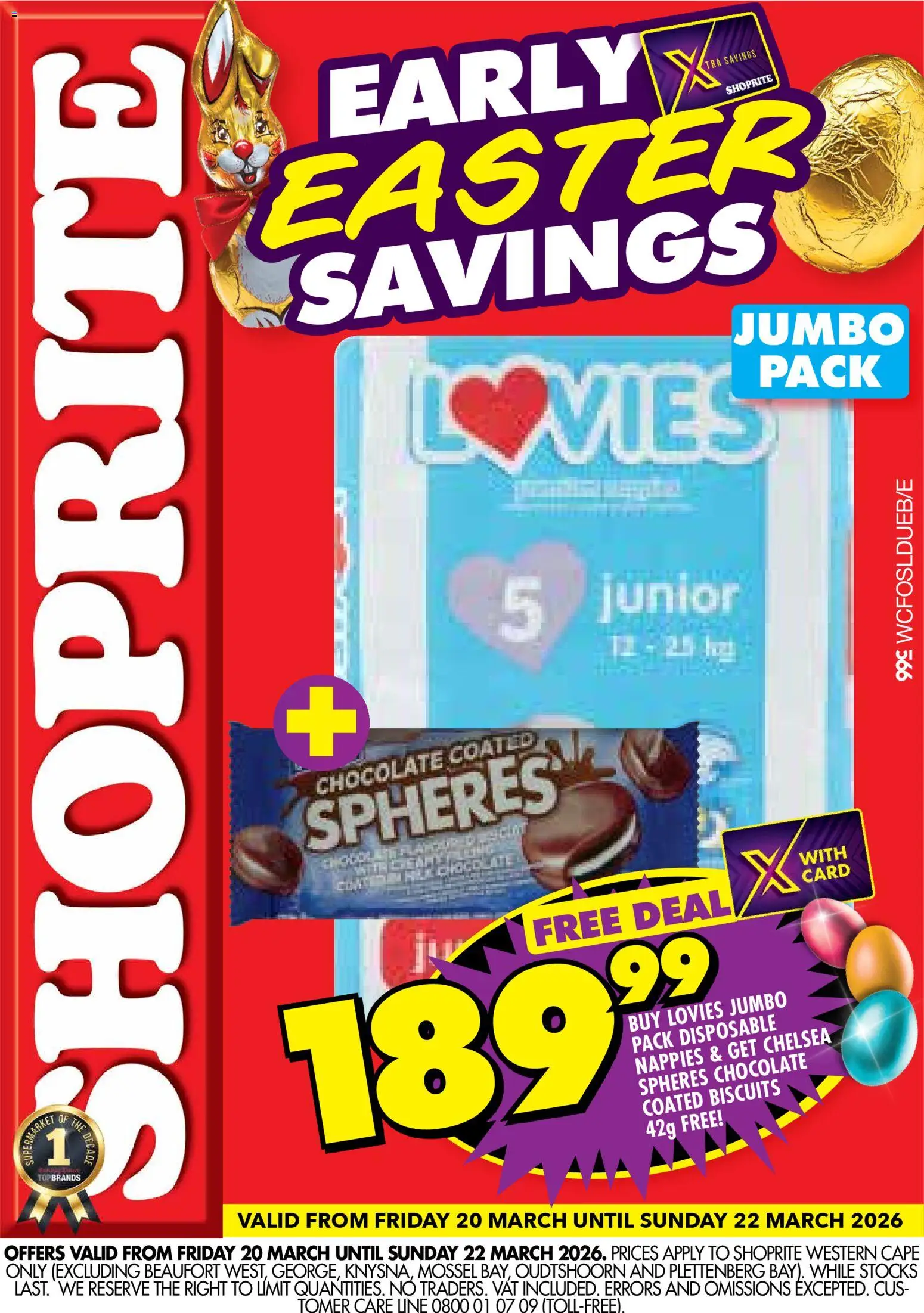 Preview of Shoprite flyer valid from 20/03/2026