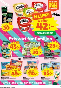 Förhandsgranska reklamblad Aktuella reklamblad Coop Forum från butik Coop Forum gäller från 27/10/2025 | Sida : 9
