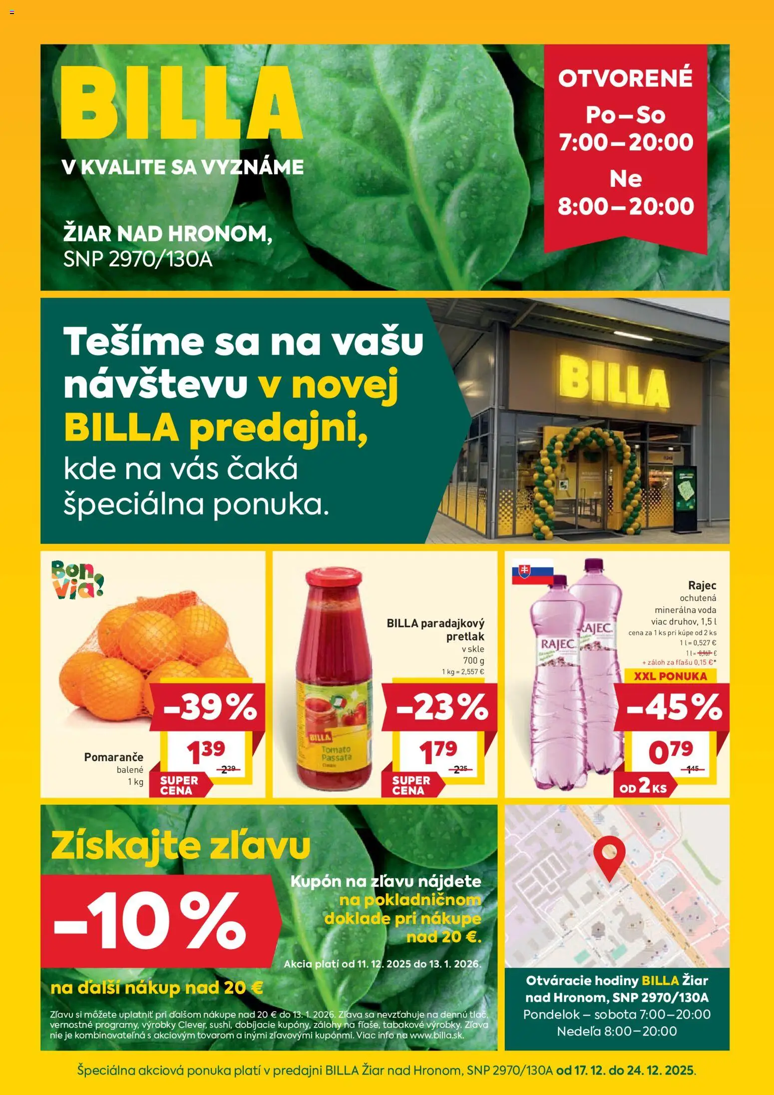 Náhľad Billa letáku platného od 17.12.2025