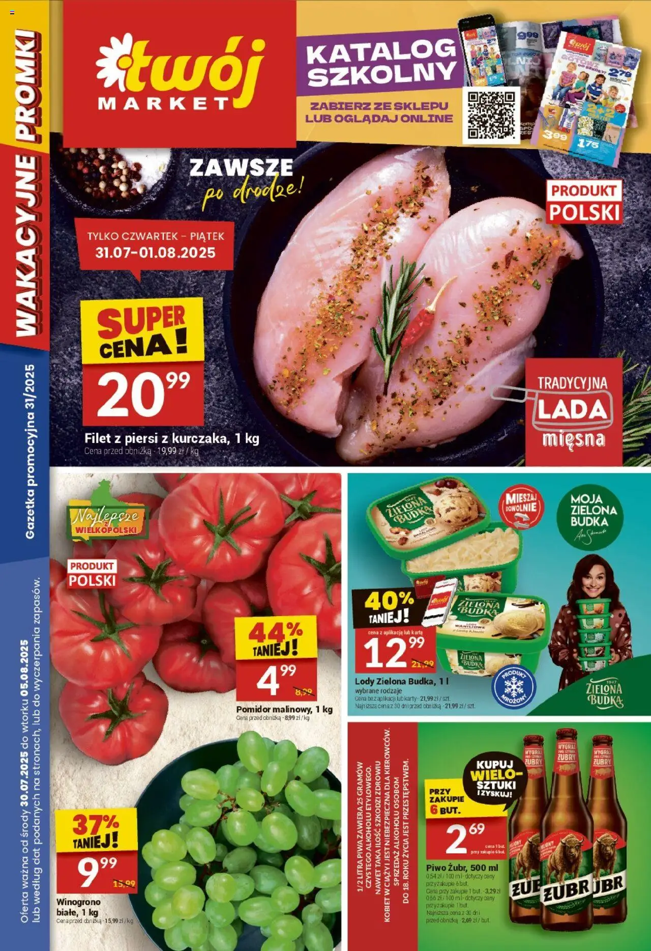 Twój Market Gazetka od 30.07.2025 - Nowa Gazetka - Numer strony 1
