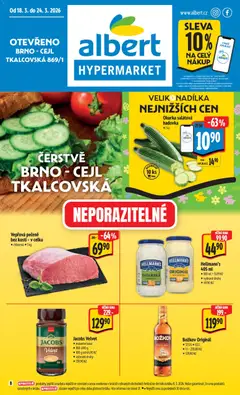 Náhled nabídky: Albert Albert leták - Hypermarket - Brno platný od 18.03.2026