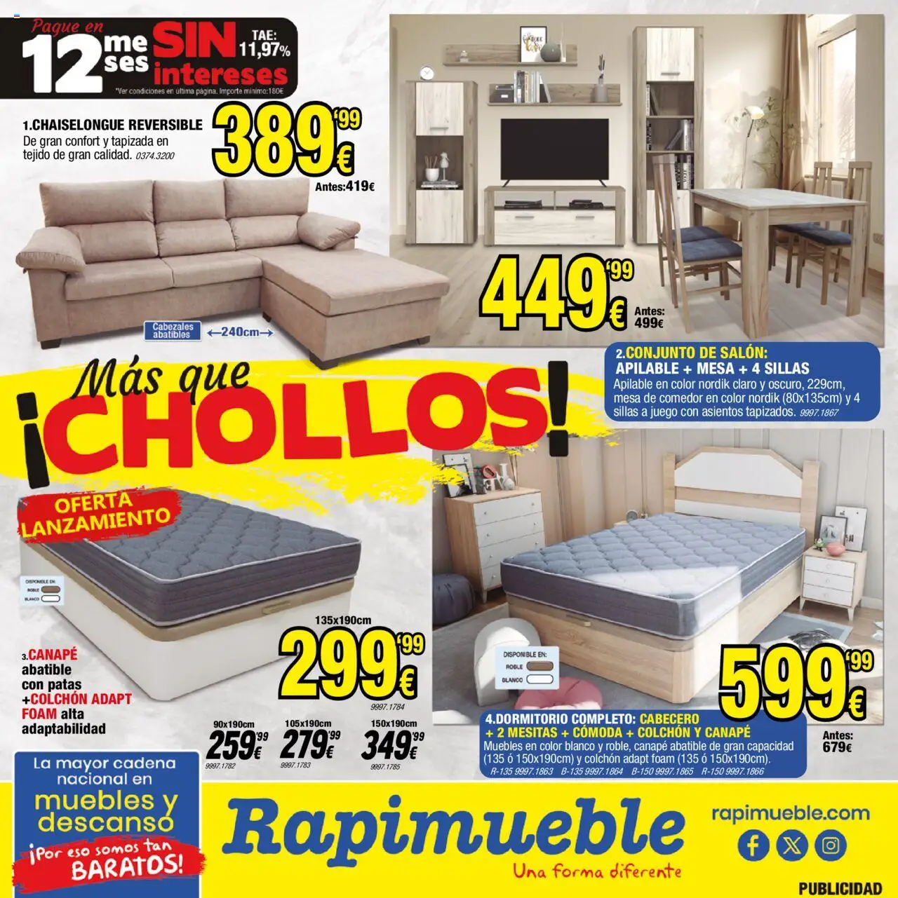 Catálogo actual Rapimueble 01/09/2025 - 31/10/2025