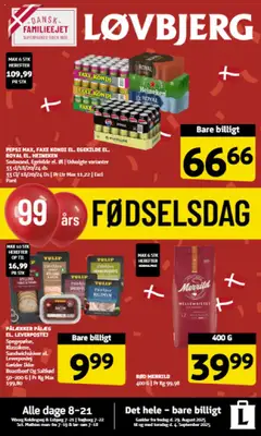 Eksempel på tilbudsavis Tilbudsavis fra butik Løvbjerg gyldig fra 29/08/2025