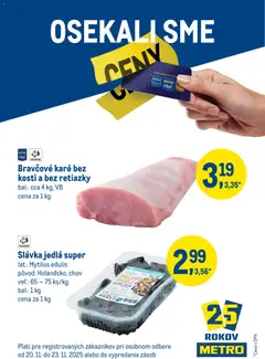 Náhľad Metro letáku platného od 20.11.2025