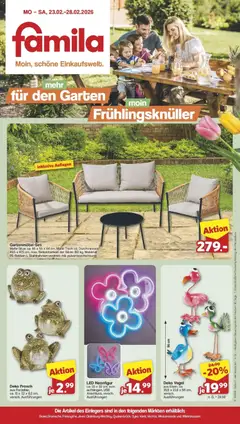 Vorschau von dem Prospekt des Geschäftes Famila Nordwest, gültig ab dem 23.02.2026
