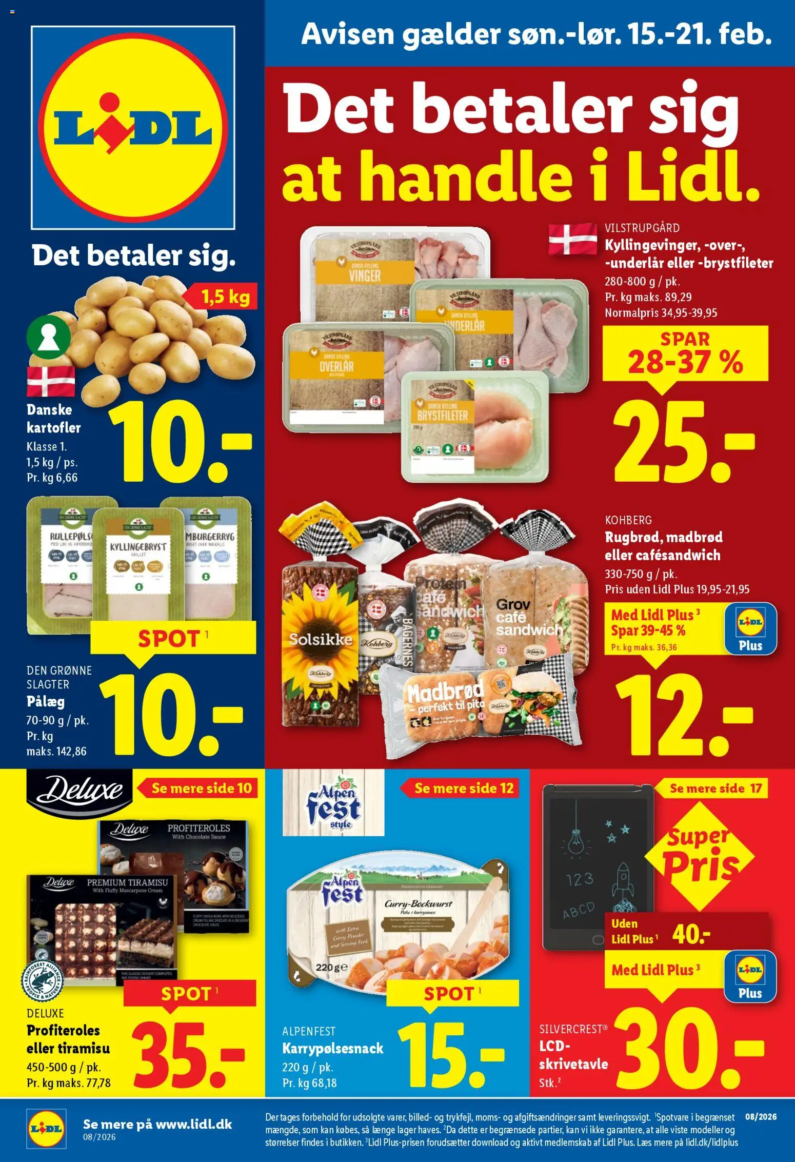 Eksempel på tilbudsavis Tilbudsavis fra butik Lidl gyldig fra 16/02/2026